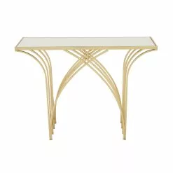 Grayson Lane Gold Modern Console Table -GRAYSON LANE SHOP 330862561 MainImage 001