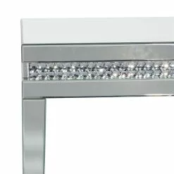 Grayson Lane Silver Mirrored Glam Console Table