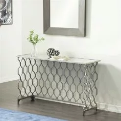 Grayson Lane Mirrored Modern Console Table -GRAYSON LANE SHOP 330862581 AlternateImage1