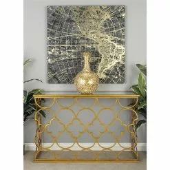Grayson Lane Gold Metal Glam Console Table -GRAYSON LANE SHOP 330862648 AlternateImage1