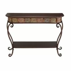 Grayson Lane Brown Rustic Console Table -GRAYSON LANE SHOP 330862685 MainImage 001