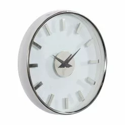 Grayson Lane Analog Modern Round Wall Clock