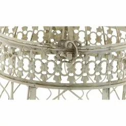 Grayson Lane Vintage Cream Metal Birdcages - Set Of 2