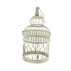 Grayson Lane Vintage Cream Metal Birdcages - Set Of 2 -GRAYSON LANE SHOP 330862740 AlternateImage4