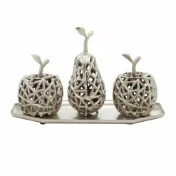 Grayson Lane Silver Aluminum Tray With Fruits -GRAYSON LANE SHOP 330862769 AlternateImage5