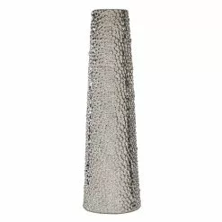 Grayson Lane Glam Silver Ceramic Decorative Vase