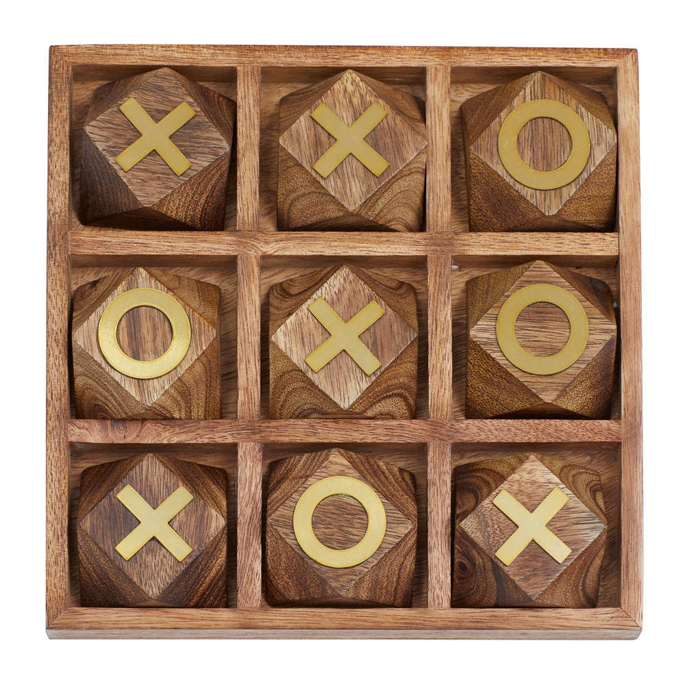 Grayson Lane Brown Mango Wood Game Set 5 Grayson Lane Brown Mango Wood Game Set - Image 5