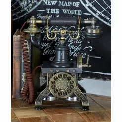 Grayson Lane Black Brass Antique Phone -GRAYSON LANE SHOP 330862830 AlternateImage1