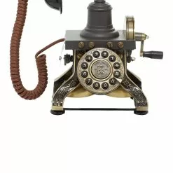 Grayson Lane Black Brass Antique Phone