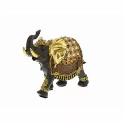 Grayson Lane Eclectic Gold Polystone Elephant Sculpture -GRAYSON LANE SHOP 330862842 AlternateImage3