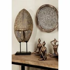 Grayson Lane Black Teak Wood Mask -GRAYSON LANE SHOP 330862909 AlternateImage1