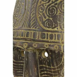 Grayson Lane Black Teak Wood Mask -GRAYSON LANE SHOP 330862909 AlternateImage2