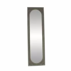 Grayson Lane 69.5-in L X 20.13-in W Traditional Rectangle Brown Framed Wall Mirror