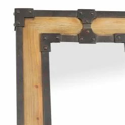 Grayson Lane 68-in L X 20.88-in W Rustic Rectangle Brown Framed Floor Mirror 11 Grayson Lane 68-in L X 20.88-in W Rustic Rectangle Brown Framed Floor Mirror -GRAYSON LANE SHOP 330901633 AlternateImage4