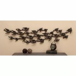 Grayson Lane 18-in H X 69-in W Black Metal Coastal Birds Wall Accent 10 Grayson Lane 18-in H X 69-in W Black Metal Coastal Birds Wall Accent -GRAYSON LANE SHOP 330901635 AlternateImage2
