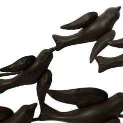 Grayson Lane 18-in H X 69-in W Black Metal Coastal Birds Wall Accent 11 Grayson Lane 18-in H X 69-in W Black Metal Coastal Birds Wall Accent -GRAYSON LANE SHOP 330901635 AlternateImage6