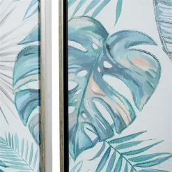 Grayson Lane Silver Wood Framed 47.25-in H X 15.75-in W Floral Canvas Hand-Painted Painting -GRAYSON LANE SHOP 330901648 AlternateImage3