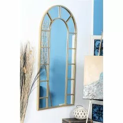 Grayson Lane 60-in L X 32-in W Traditional Arch Gold Framed Wall Mirror -GRAYSON LANE SHOP 330901658 AlternateImage1