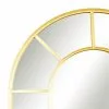 Grayson Lane 60-in L X 32-in W Traditional Arch Gold Framed Wall Mirror