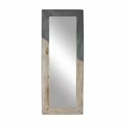 Grayson Lane 71-in L X 27.70-in W Farmhouse Rectangle Cream Framed Wall Mirror -GRAYSON LANE SHOP 330901662 MainImage 001