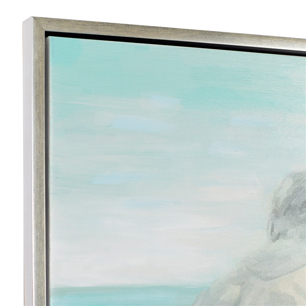 Grayson Lane Silver Wood Framed 47-in H X 36-in W Coastal Birds Canvas Painting 2 Grayson Lane Silver Wood Framed 47-in H X 36-in W Coastal Birds Canvas Painting - Image 2