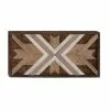 Grayson Lane 24-in H X 48-in W Brown Wood And MDF Farmhouse/Rustic Abstract Wall Accent