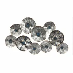 Grayson Lane 28-in H X 46-in W Silver Metal Modern/Contemporary Floral And Botanical Wall Accent