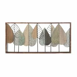 Grayson Lane 22-in H X 47-in W Brown MDF And Metal Modern/Contemporary Floral And Botanical Wall Accent 10 Grayson Lane 22-in H X 47-in W Brown MDF And Metal Modern/Contemporary Floral And Botanical Wall Accent -GRAYSON LANE SHOP 330901699 AlternateImage7