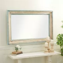 Grayson Lane 48-in L X 32-in W Farmhouse Rectangle White Framed Wall Mirror -GRAYSON LANE SHOP 330901702 AlternateImage1