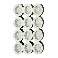 Grayson Lane 29.31-in L X 39.25-in W Glam Round Silver Framed Wall Mirror -GRAYSON LANE SHOP 330901703 AlternateImage5