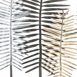 Grayson Lane 30-in H X 45-in W Black Metal Modern/Contemporary Floral And Botanical Wall Accent