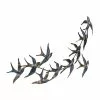 Grayson Lane 27-in H X 52-in W Black Metal Coastal Animals Wall Accent