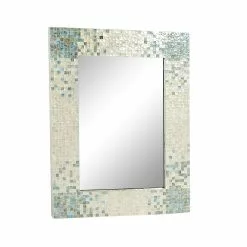 Grayson Lane 35.5-in L X 47.75-in W Coastal Rectangle Grey Framed Wall Mirror -GRAYSON LANE SHOP 330901708 AlternateImage6