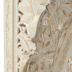 GRAYSON LANE SHOP 10 Grayson Lane 4-Panel White Wood Folding Eclectic Style Room Divider