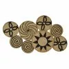 Grayson Lane 28.5-in H X 44-in W Brown Metal Eclectic Abstract Wall Accent