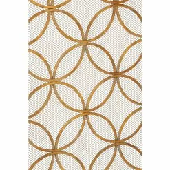 Grayson Lane 3-Panel Brass Metal Folding Modern Style Room Divider -GRAYSON LANE SHOP 330901727 AlternateImage3