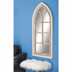 Grayson Lane 35.30-in L X 25.70-in W Vintage Arch Brown Framed Wall Mirror 15 Grayson Lane 35.30-in L X 25.70-in W Vintage Arch Brown Framed Wall Mirror -GRAYSON LANE SHOP 330901728 AlternateImage1