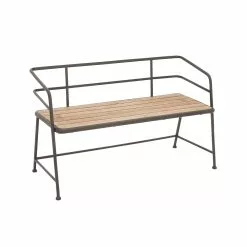 Grayson Lane Industrial Black Iron And Wood Accent Bench -GRAYSON LANE SHOP 330901748 AlternateImage6