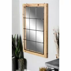 Grayson Lane 52.13-in L X 36.5-in W Industrial Rectangle Brown Framed Wall Mirror 8 Grayson Lane 52.13-in L X 36.5-in W Industrial Rectangle Brown Framed Wall Mirror -GRAYSON LANE SHOP 330901773 AlternateImage1