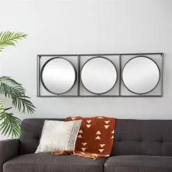 Grayson Lane 17.75-in L X 52.38-in W Modern Rectangle Black Framed Wall Mirror 11 Grayson Lane 17.75-in L X 52.38-in W Modern Rectangle Black Framed Wall Mirror -GRAYSON LANE SHOP 330901778 AlternateImage1