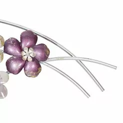 Grayson Lane 13-in H X 50-in W Purple Metal Glam Floral And Botanical Wall Accent -GRAYSON LANE SHOP 330901787 AlternateImage6