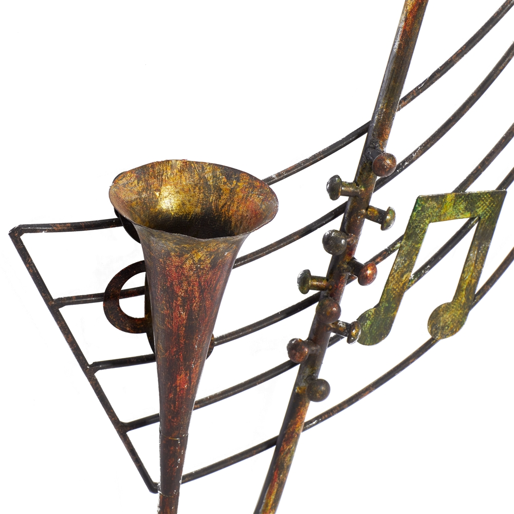 Grayson Lane 22-in H X 39-in W Brown Metal Transitional Entertainment Wall Accent 1 Grayson Lane 22-in H X 39-in W Brown Metal Transitional Entertainment Wall Accent