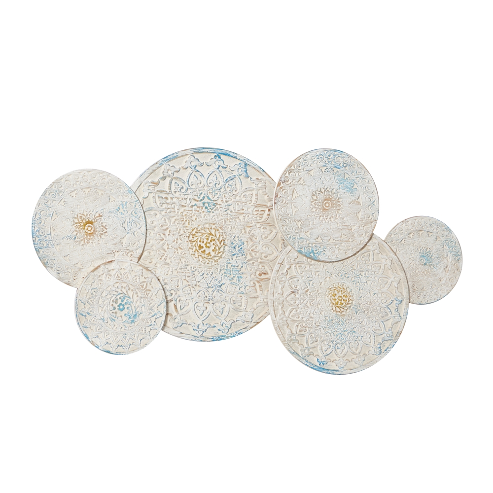 Grayson Lane 23.5-in H X 47-in W White Wood Farmhouse/Rustic Abstract Wall Accent 5 Grayson Lane 23.5-in H X 47-in W White Wood Farmhouse/Rustic Abstract Wall Accent - Image 5