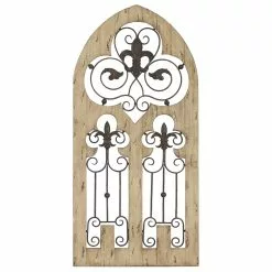 Grayson Lane 50-in H X 24-in W Brown Metal And MDF Ornamental Wall Accent