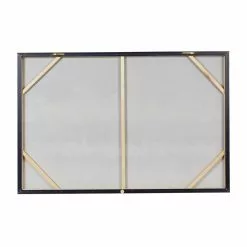 Grayson Lane Silver Wood Framed 31.5-in H X 47-in W Contemporary Canvas Painting