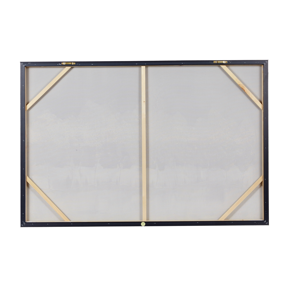 Grayson Lane Silver Wood Framed 31.5-in H X 47-in W Contemporary Canvas Painting 1 Grayson Lane Silver Wood Framed 31.5-in H X 47-in W Contemporary Canvas Painting