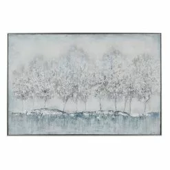 Grayson Lane Silver Wood Framed 31.5-in H X 47-in W Contemporary Canvas Painting 11 Grayson Lane Silver Wood Framed 31.5-in H X 47-in W Contemporary Canvas Painting -GRAYSON LANE SHOP 330901814 MainImage 001