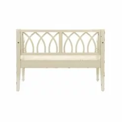 Grayson Lane Farmhouse Distressed White Wood Accent Bench -GRAYSON LANE SHOP 330901818 AlternateImage6