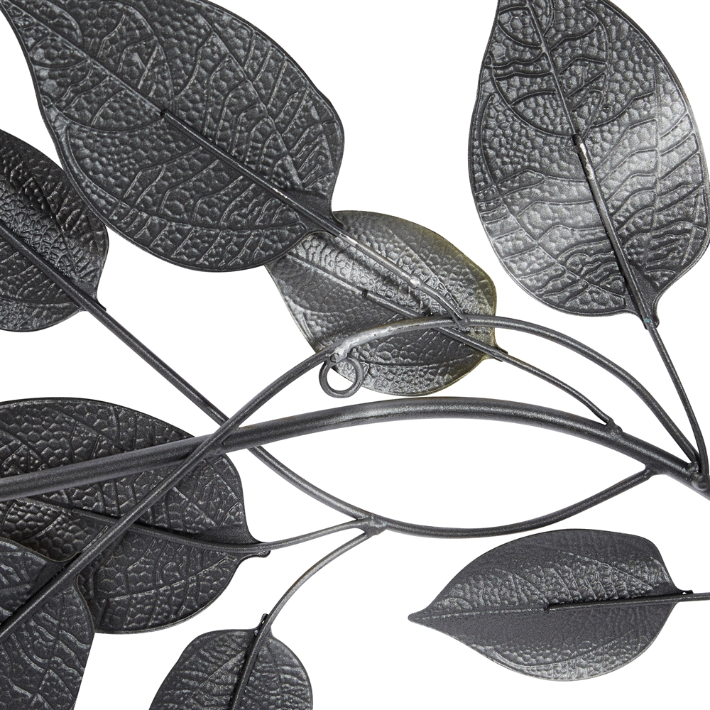 Grayson Lane 15-in H X 50-in W Brown Metal Traditional Floral And Botanical Wall Accent 1 Grayson Lane 15-in H X 50-in W Brown Metal Traditional Floral And Botanical Wall Accent