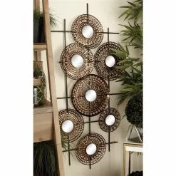 Grayson Lane 25-in H X 51-in W Brown Metal Modern/Contemporary Ornamental Wall Accent -GRAYSON LANE SHOP 330901867 AlternateImage2